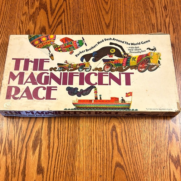 Vintage 1975 The Magnificent Race Board Game by Parker Brothers w/ Dastardly Dan - Picture 1 of 16